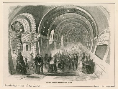 Thames Tunnel - aniversário feito de English School