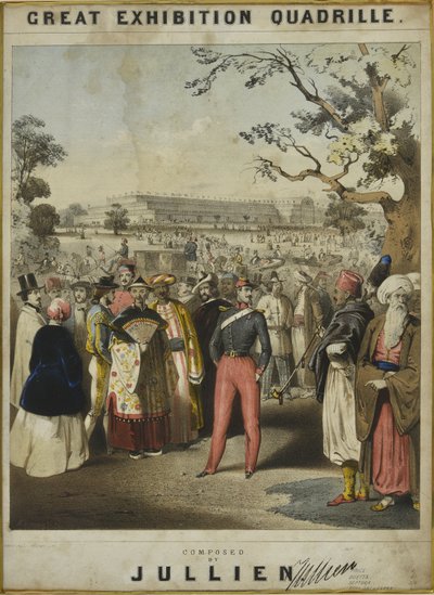 The 1851 Union Polka. Respeitosamente inscrito ao Gênio Mecânico de Todas as Nações por JG Jones, Master of the Band 16th Queens Lancers, 1851 de English School