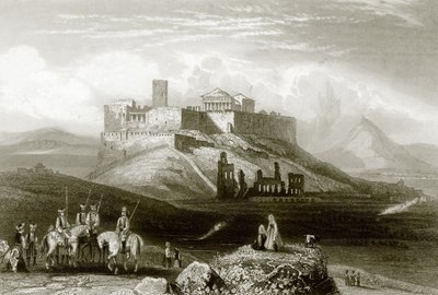 A, acrópole, de, atenas de English School