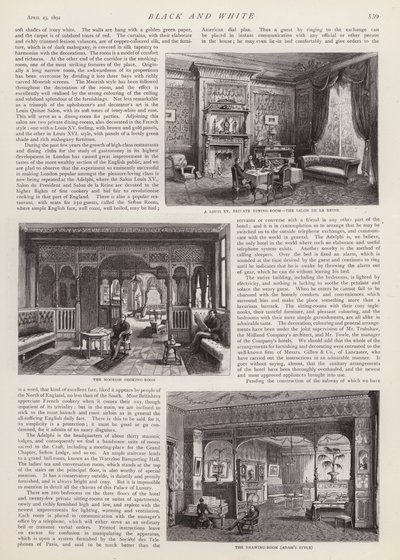 O Hotel Adelphi, Liverpool, Merseyside (litho) de English School