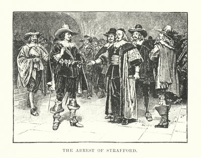A prisão de Strafford (gravura) de English School