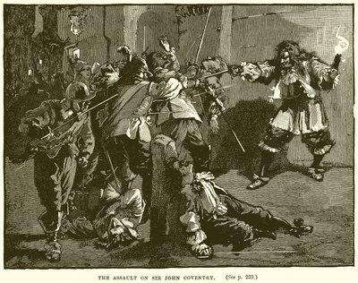 O assalto a Sir John Coventry de English School