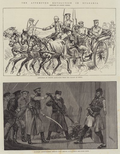 A Tentativa de Revolução na Bulgária (gravura) de English School