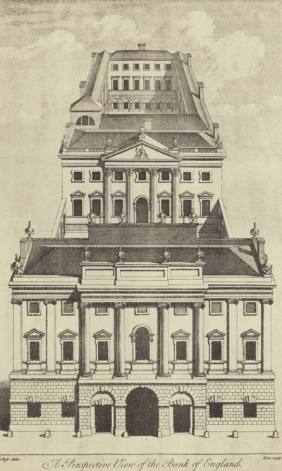 O Banco da Inglaterra, 1739 de English School