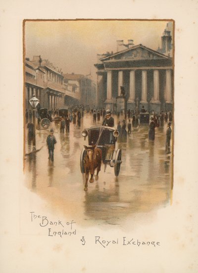 O Banco da Inglaterra, o Royal Exchange de English School