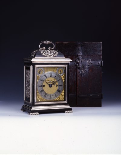 The Barnard Tompion, Tompion and Banger, London, No. 460, impressionante relógio de suporte, c.1708 (ébano e prata) (ver também 745882-88) de English School