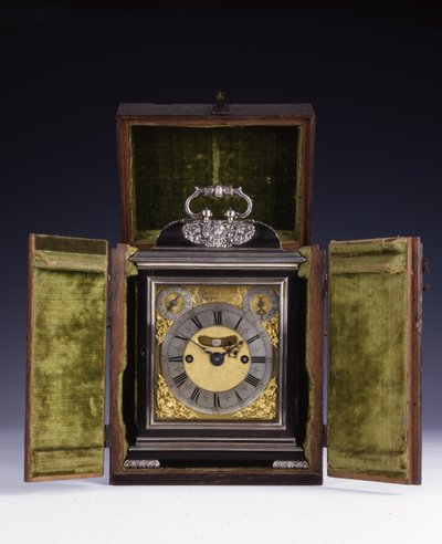 The Barnard Tompion, Tompion and Banger, London, No. 460, impressionante relógio de suporte, c.1708 (ébano e prata) (ver também 745882-87) de English School