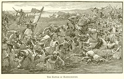 A Batalha de Bannockburn de English School