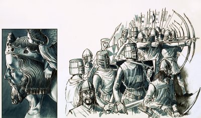A Batalha de Bannockburn de English School