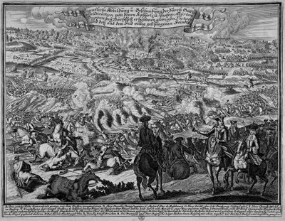 A Batalha de Blenheim, 13 de agosto de 1704 de English School
