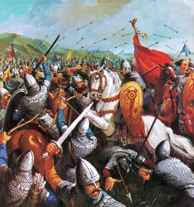 A batalha de hastings de English School