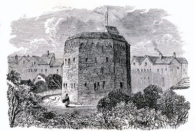 The Beargarden, Southwark, Londres (litho) de English School