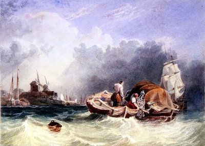 O Início de uma Tempestade (aguarela) de English School