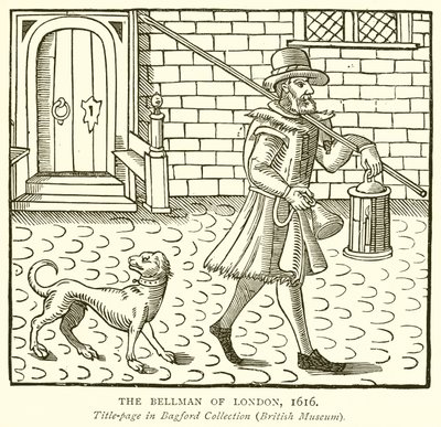 O Bellman de Londres, 1616 de English School