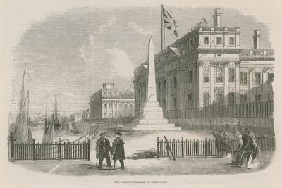 O Bellot Memorial em Greenwich, Londres de English School