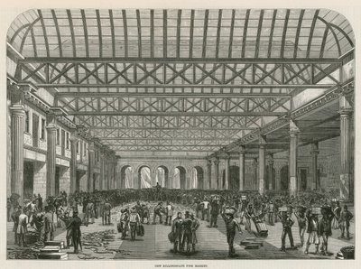 O mercado de peixes do Billingsgate de English School