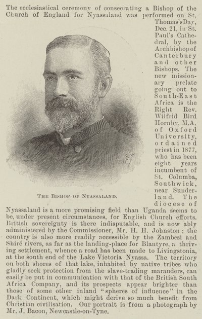 O Bispo de Nyassaland (gravura) de English School