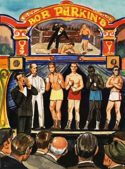 A cabine de boxe de English School