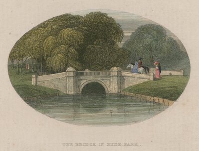A ponte do Hyde Park, Londres de English School