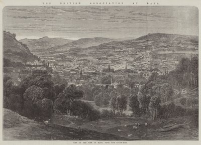A Associação Britânica em Bath, Vista da Cidade de Bath, do sudeste (gravação) de English School