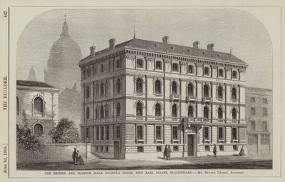 A Casa da Sociedade Bíblica Britânica e Estrangeira, New Earl Street, Blackfriars, Mr Edward I