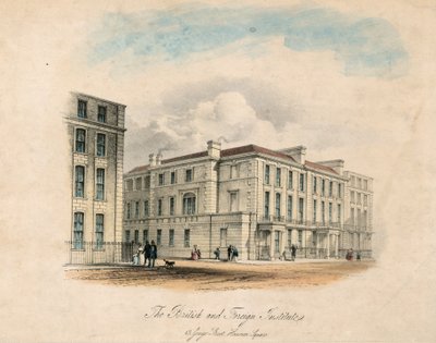 O Instituto Britânico e Estrangeiro, 13 George Street, Hanover Square de English School
