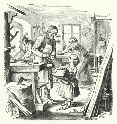 O berço partido (gravura) de English School