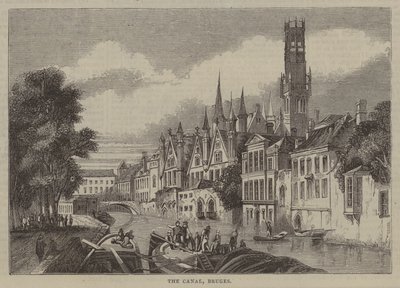 O canal, bruges de English School