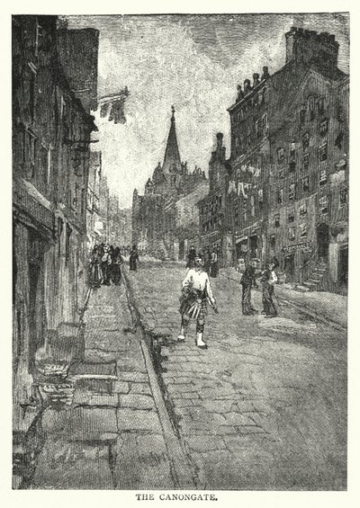 O Canongate (gravura) de English School
