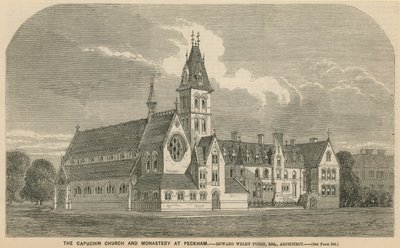 A Igreja dos Capuchinhos e o Mosteiro de Peckham de English School