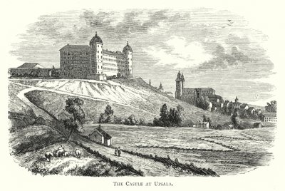 O Castelo em Upsala (gravura) de English School