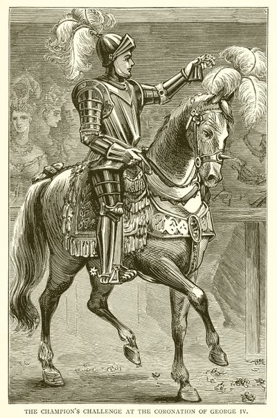 O Desafio dos Campeões na Coroação de George IV de English School