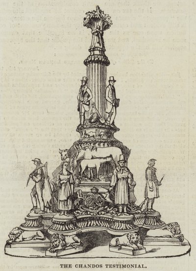 O testemunho de Chandos (gravura) de English School
