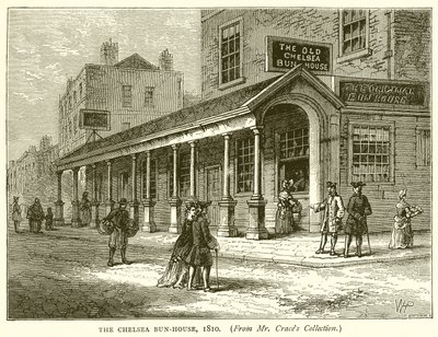 O Chelsea Bun-House, 1810 de English School