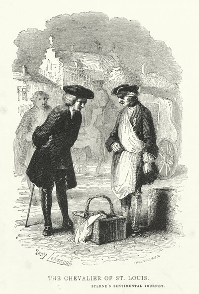 Der Chevalier von St. Louis (Gravur) von English School
