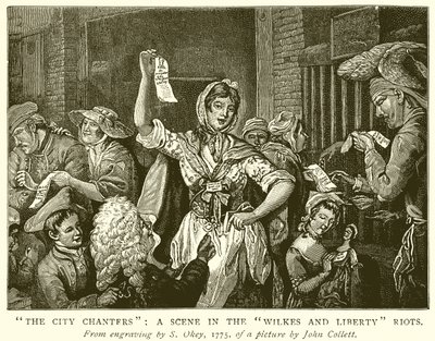 The City Chanters: Uma cena nos tumultos Wilkes e Liberty de English School