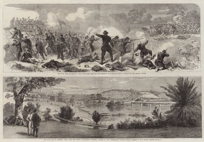 A Guerra Civil na América (gravura) de English School