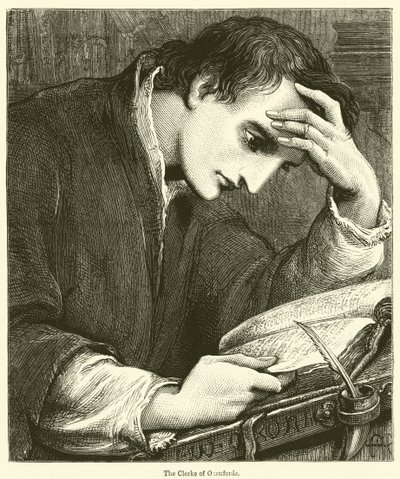 O Clerke de Oxenforde (gravura) de English School