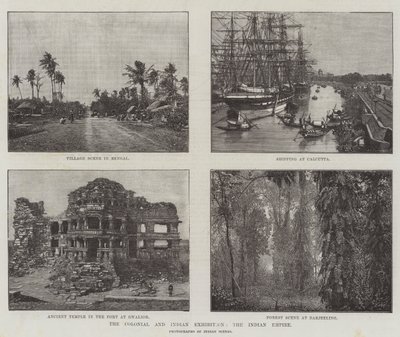 A Exposição Colonial e Indiana, o Império Indiano (gravura) de English School