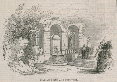 O Coliseu - ruínas italianas e fonte de English School