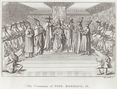 A coroação do papa Bonifácio, IX de English School