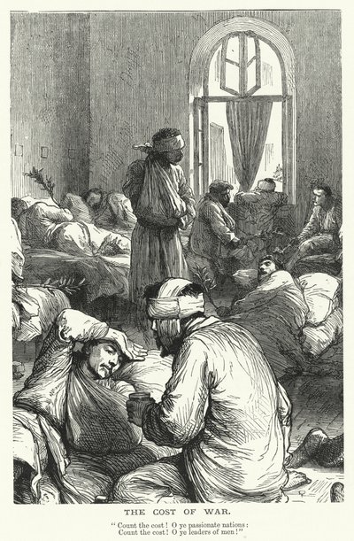 O Custo da Guerra (gravura) de English School