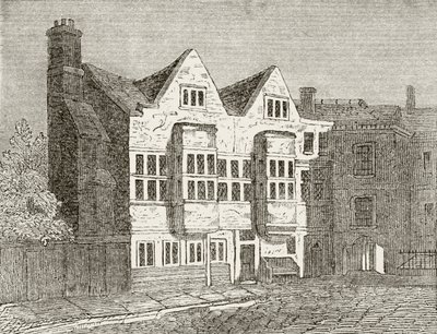O Tribunal de Star Chamber, Westminster, de "A História Nacional e Nacional da Inglaterra" por William Hickman Smith Aubrey (1858-1916) publicou Londres, c.1890 de English School