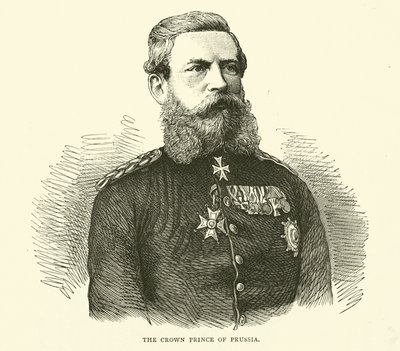 O príncipe herdeiro da Prússia, agosto de 1870 de English School