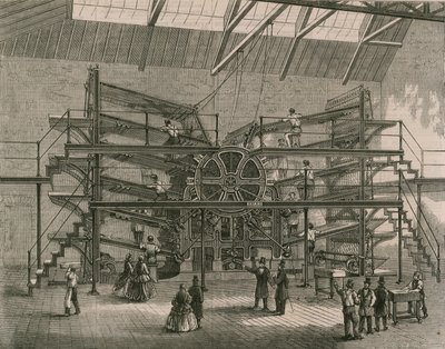 A máquina de impressão Daily Telegraph Ten Feeder de English School
