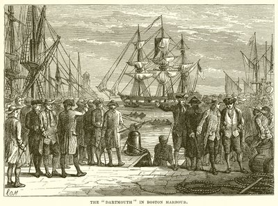 O Dartmouth no porto de Boston de English School