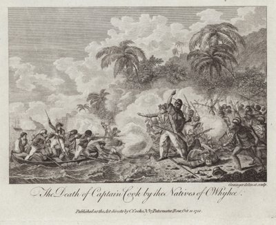 A morte do capitão Cook de English School