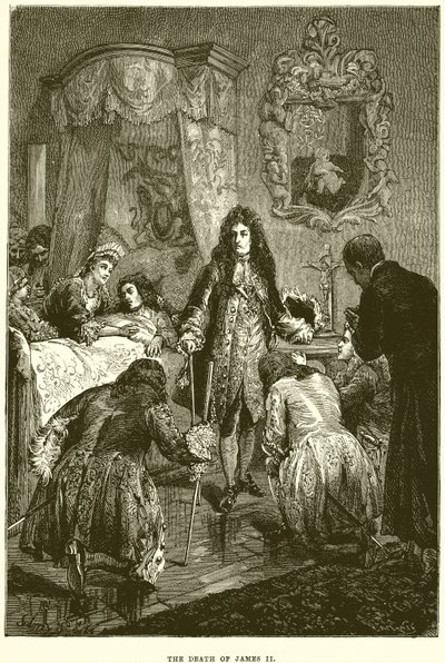 A morte de James II de English School