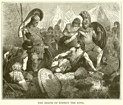 A morte de Kodrus, o rei de English School