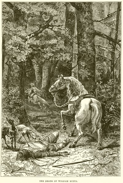 A morte de William Rufus de English School